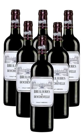 6x Haut-Médoc 2019 Brulières Château Beychevelle