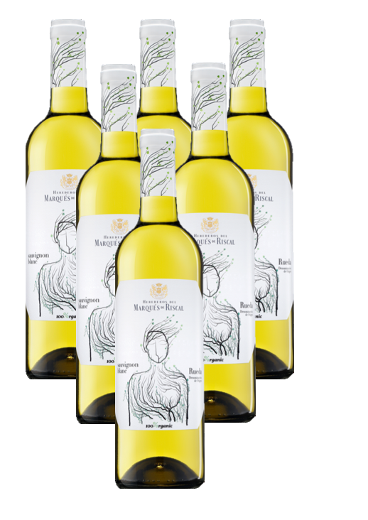 6x Rueda D.O. Sauvignon Blanc 2021 Marqués de Riscal Organic